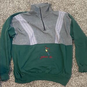 Vintage Zip-Up Ski Sweater